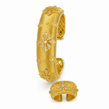 Celeste Royal Star Cuff & Ring Set